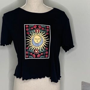 Shein Black Crop Top